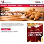 10 Tenders for $10 @ KFC