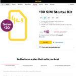Optus $30 SIM Starter Kit for $10 Delivered @ Optus