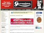 Geronimo Jerky 2nd Birthday Sale - 200g x1 $20, x2 $35, x3 $50 (+Postage)