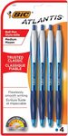 BIC Atlantis Ball Pens, Blue, Black and Assorted (Pack of 4) - from $5.25 to $2.34 (55% Saving) (S&S) Delivered @ Amazon AU