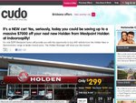 $7000 off New Holden from Westpoint Holden QLD Indro