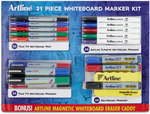 Artline 21-Piece Whiteboard Marker Kit $9.99 ($8.99 with UNiDAYS) + Shipping (Free with Club) @ Catch