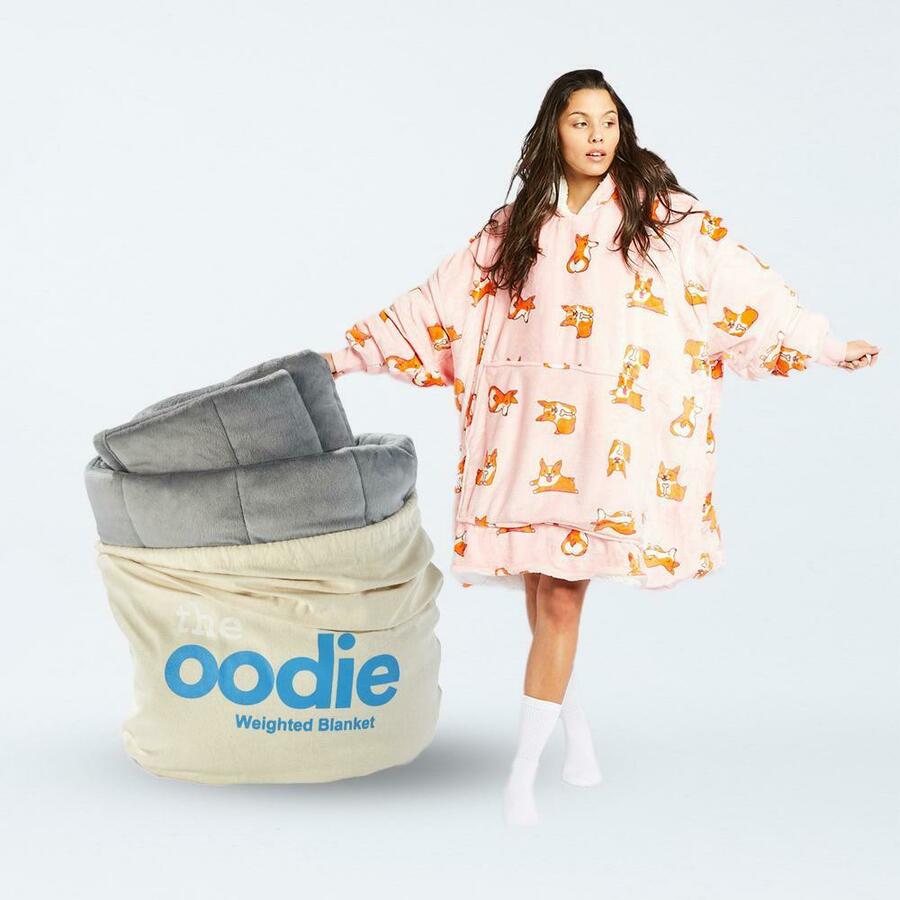 Oodie Hooded Blanket and Weighted Blanket Bundle $134 Shipped @ The