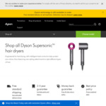 Dyson Supersonic Hair Dryer + 2 Bonus Gifts $449 @ Dyson