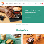 Free Regular Coffee with Any Fuel Purchase or Buy a Coffee, Get a Free Regular Coffee via App @ 7-Eleven
