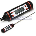 Meritline - Digital Probe Thermometer with LCD Display (US) $2.49 Delivered