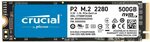 Crucial P2 500GB 3D NAND NVMe PCIe M.2 SSD $67.05 Delivered @ Amazon AU