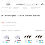 15% off Smart Dimmer Switch + Downlight Bundle Wi-Fi / Zigbee from $96.05 Delivered @ Lectory