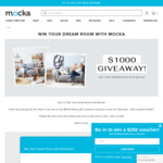Win 1 of 2 $1,000 Mocka Vouchers from Mocka