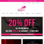 20% off All Online Orders (Free Shipping with $50 Spend) @ Amuse