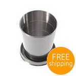 Stainless Steel Retractable Travellers Cup Keychain AUD $2.30 Shipped @BestOfferBuy.com