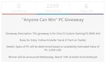 Win a Gaming PC Worth US$5,000 from Kristofer Yee & V1 Tech