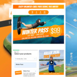 [QLD] GC Wake Park Winter Pass (for Use from 1/5 to 2/9) Sale $99 (Was $149)