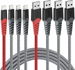 [Prime] MFi Certified Lightning Cables 4-Pack (1×20cm, 3×1m) $10.93 Delivered @ Gopala-AU Amazon AU