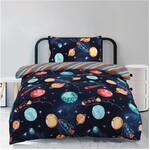 [QLD, NSW] K-D Quilt Cover Set - Space Travel - Double $5 C&C/ in-Store Only @ Big W