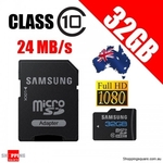Samsung 32GB MICROSD CLASS 10 $29.95 + $1 Shipping