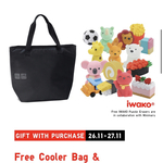Free Cooler Bag and Iwako Japanese Eraser with $50 Spend @ Uniqlo (in-Store Only)