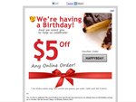 DeliveryHero - $5 off Any Online Order