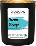 Aurora Ocean Breeze Scented Soy Candle (Aus Made) 300g $15.99 (Was $29.99) + $9 Delivery ($0 with $95 Order) @ Aurora Fragrances