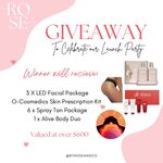 Win 3x LED Facial Packages, O-Cosmedics Skin Prescription Kit, 6x Spray Tan Packages + More (Worth $600) from by Rose & Co (VIC)