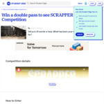 Win 1 of 15 Double Passes to Scrapper from Student Edge