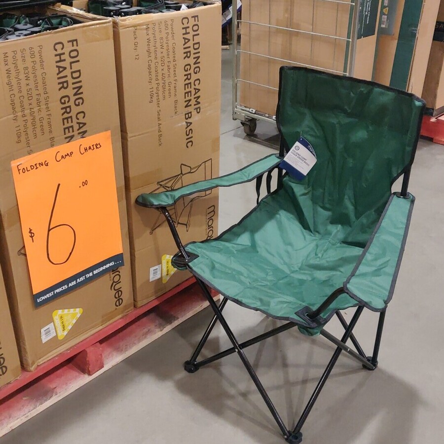 Marquee store camping chairs