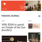 Win a $500 Temple of The Sun Voucher from Fashion Journal