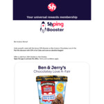 $2.90 Back in Shping Rewards on Ben & Jerry's Chocolatey Love A Fair @ Shping (Activation Required)