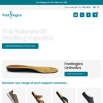 20% off Footlogics Orthotic Shoes, Sandals & Insoles + $7.95 Delivery ($0 with $60 Spend) @ Footlogics