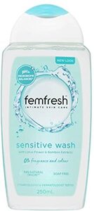Femfresh Feminine Hygiene, Intimate Sensitive Wash, 250ml $4.07 ($3.66 S&S) + Delivery ($0 with Prime/ $59 Spend) @ Amazon AU
