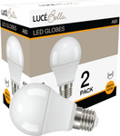 Various Luce Bella LED Bulb 2-Packs $5 (Was $10) + Delivery ($0 C&C/ in-Store/ OnePass) @ Bunnings