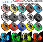 Sunlu 3D Printer Filaments: 10x 1kg PLA $179.52 ($175.30 eBay Plus) Delivered @ Sunlu Official Store eBay