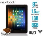 Nextbook Premium 8 1.5GHz CPU 1GB Ram 8GB Storage Only $149.95+ $8.95 Shipping from CatchOfTheDay