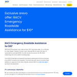 [VIC] RACV Emergency Roadside Assistance Cover for 1 Year $10 (Normally $134) for New Customers @ Arevo Fuel Finder App