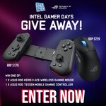 Win an ASUS ROG Keris II Ace Wireless Gaming Mouse + Tessen Mobile Gaming Controller from PC Case Gear + ASUS ROG