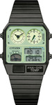 Citizen Ana-Digi Temp Green Dial Black Watch JG2147-85X $279 Delivered @ Starbuy