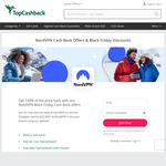 NordVPN: 100% Cashback (New NordVPN Customers Only) @ TopCashback US