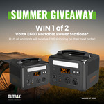 Win 1 of 2 Voltx E600 Portable Power Stations (Valued at $949) from Outbax