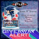 Win a Sonic The Hedgehog Collector's Edition 9" PVC Statue from PNP Games