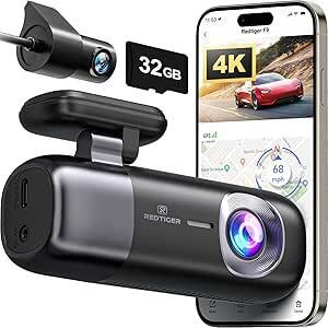 19% off: REDTIGER 4K Front + 1080P Rear Dash Cam, 32GB SD Card Included $129.99 (Was $160.99) Delivered @ REDTIGER via Amazon AU