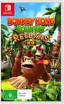 [Switch] Donkey Kong Country Returns HD $59 + $4 Delivery ($0 C&C/ In-Store/ $65 Order) @ BIG W