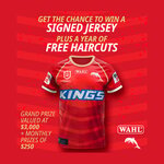 Win a Signed 2025 Dolphins NRL Jersey + 1 Year of Free Haircuts | 6 Monthly Prizes from WAHL
