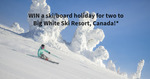 Win a 7-Night 2-Person Canadian Ski Holiday Inc. Flights + Acc. + Resort Passes + Equipment ($14,284) from SnowsBest.com