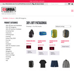30% off Patagonia + $10 Delivery ($0 SA C&C/ $50 Order) @ EXURBIA