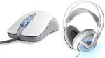 SteelSeries Sensei RAW & Siberia V2 Frost Blue Bundle Only $99! (Normally $178) - Ends 27/04!