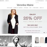 Veronika Maine 25% off All Full Price Items!
