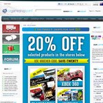 20% off Selected Items at OzGameShop Large Range of items and Free Shipping