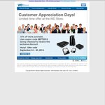 Western Digital 10% off Store Purchase + Free Standard Shipping for Orders over $150