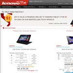 ThinkPad Tablet 2 32GB Wi-Fi $499, 64GB $589, 64GB 3G $739 (Save $200 ea) @ Lenovo