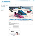 Win a Pair of Brooks Adrenaline Running Shoes
